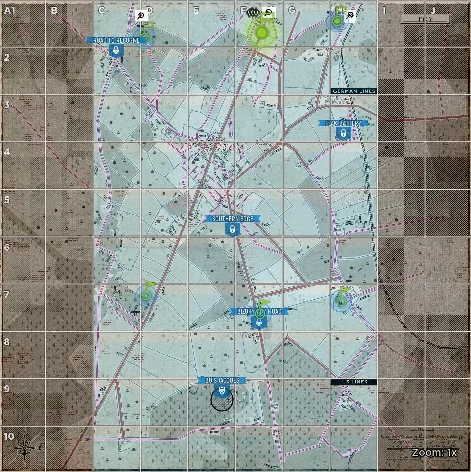 Foy Allies Default Garrisons map image