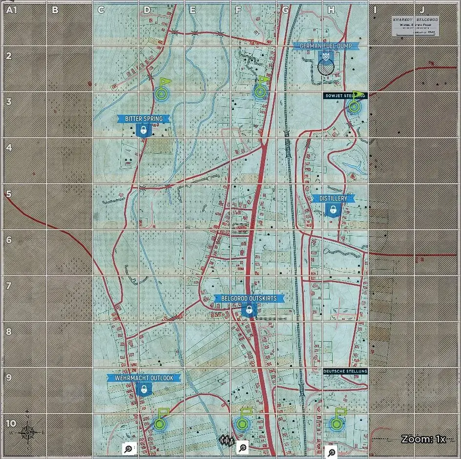 Kharkov Allies Default Garrisons map image