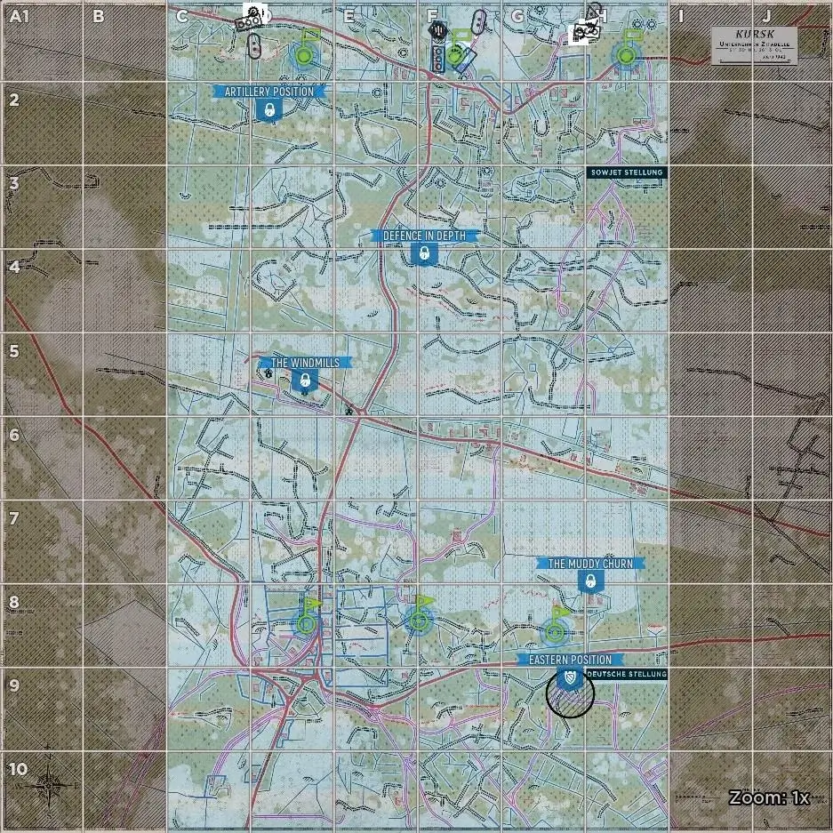 Kursk Allies Default Garrisons map image