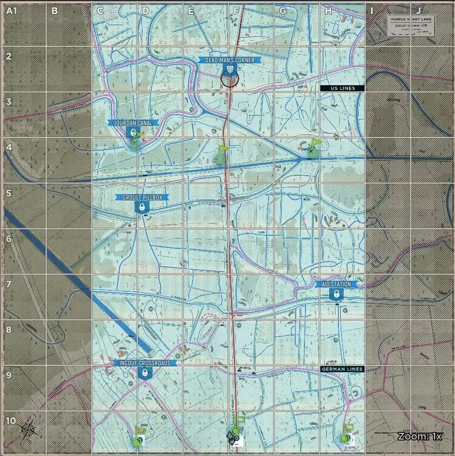 Purple Heart Lane Allies Default Garrisons map image