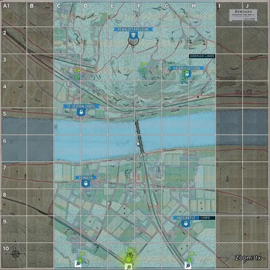 Remagen Axis Default Garrisons map image