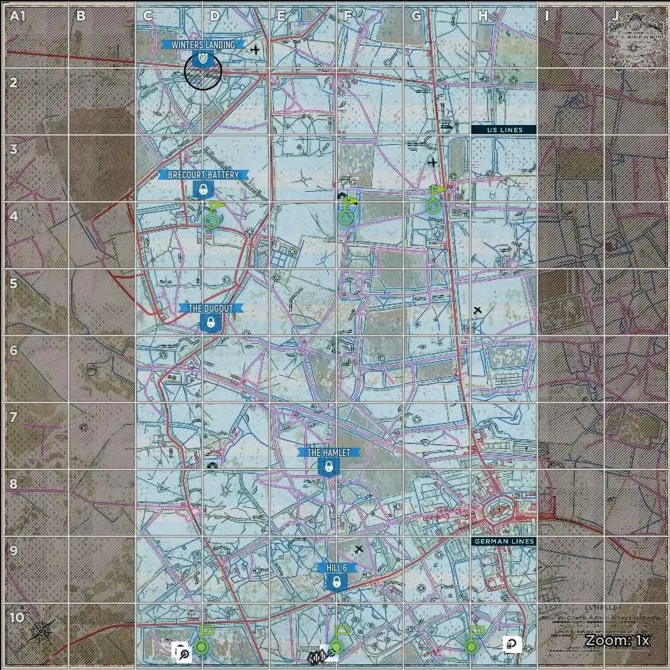 Saint Marie Du Mont Allies Default Garrisons map image
