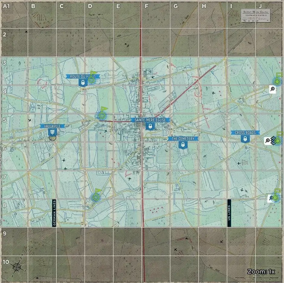 Saint Marie Eglise Axis Default Garrisons map image