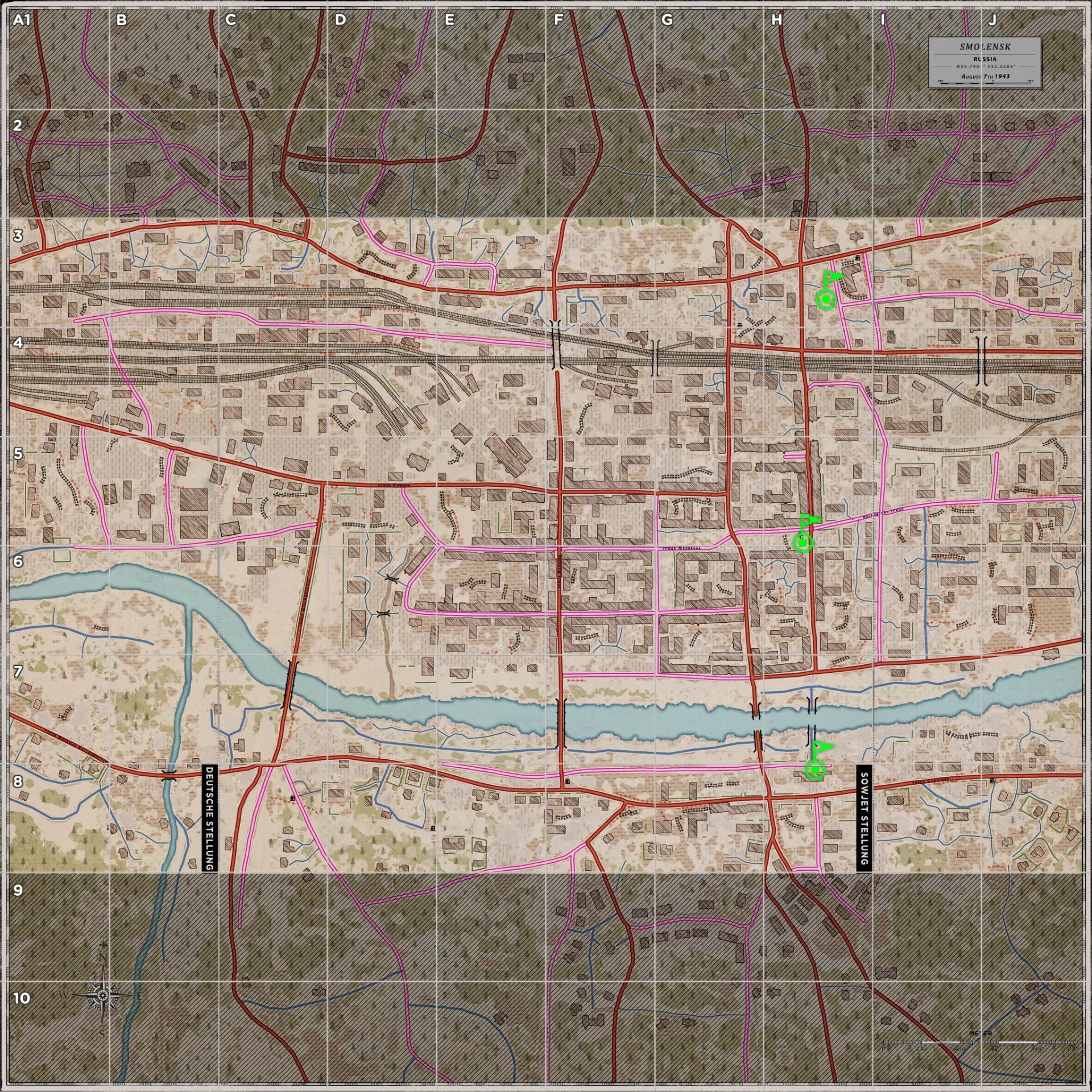 Smolensk Axis Default Garrisons map image