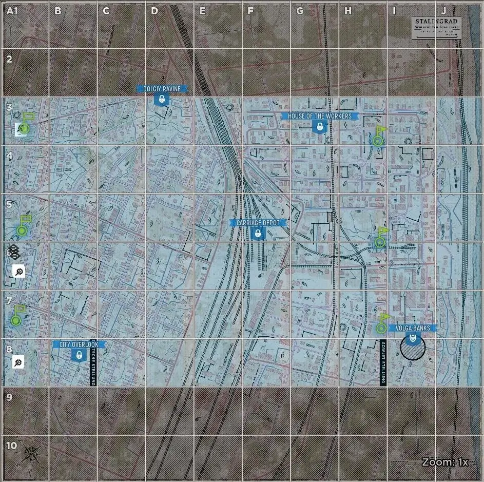 Stalingrad Allies Default Garrisons map image