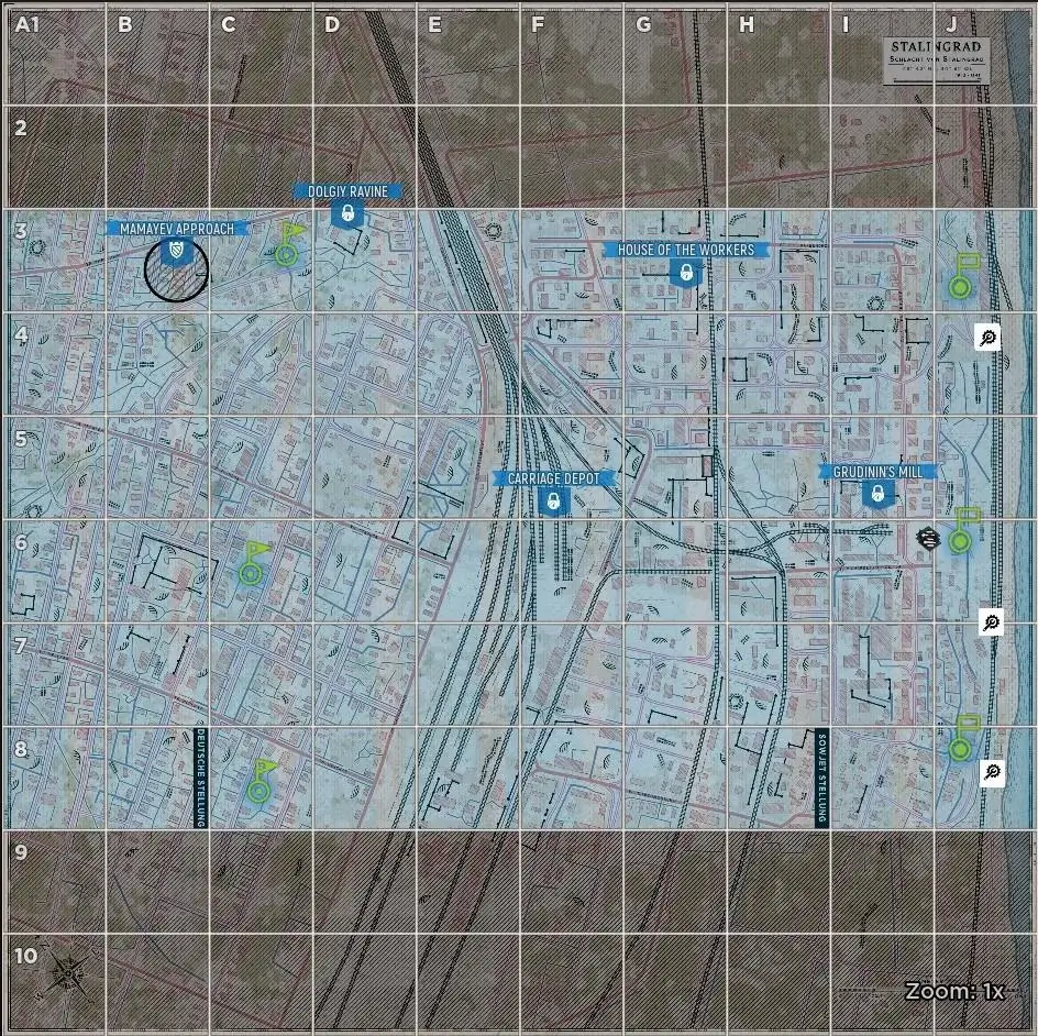 Stalingrad Axis Default Garrisons map image
