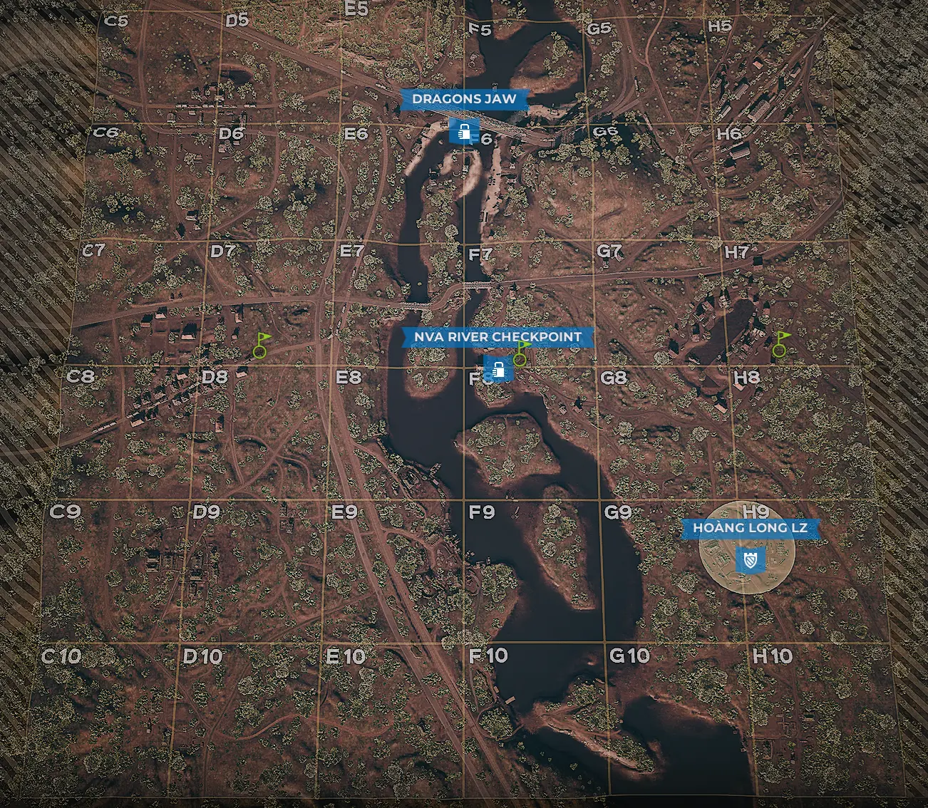 Thanh Hóa Bridge US Default Garrisons map image